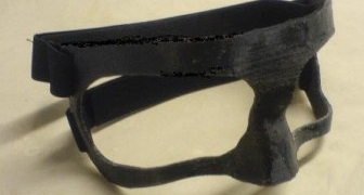 First Sports Mask 3D-printed in Black